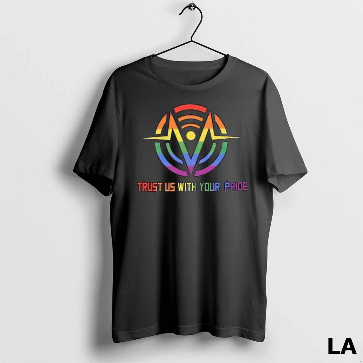 Original Trust Us Your Pride Lgbt Logo Long Sleve Tee Elegant Gift