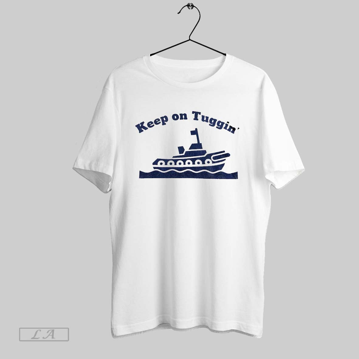 Original Tugboat Keep Tuggin TShirt Elegant Style