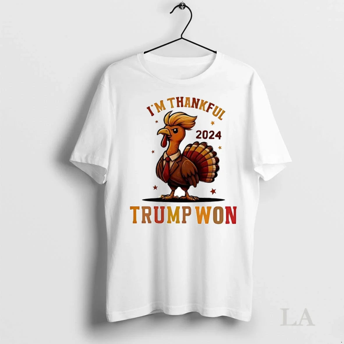 Original Turkey Im Thankful Trump Won Thanksgiving Tank Top Designer