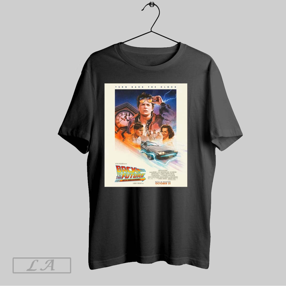 Original Turn Back Clock Back To Future 40Th Anniversary Back