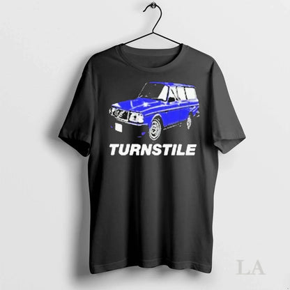 Original Turnstile 2025 Tour Blue Car Never Enough TShirt Exclusive