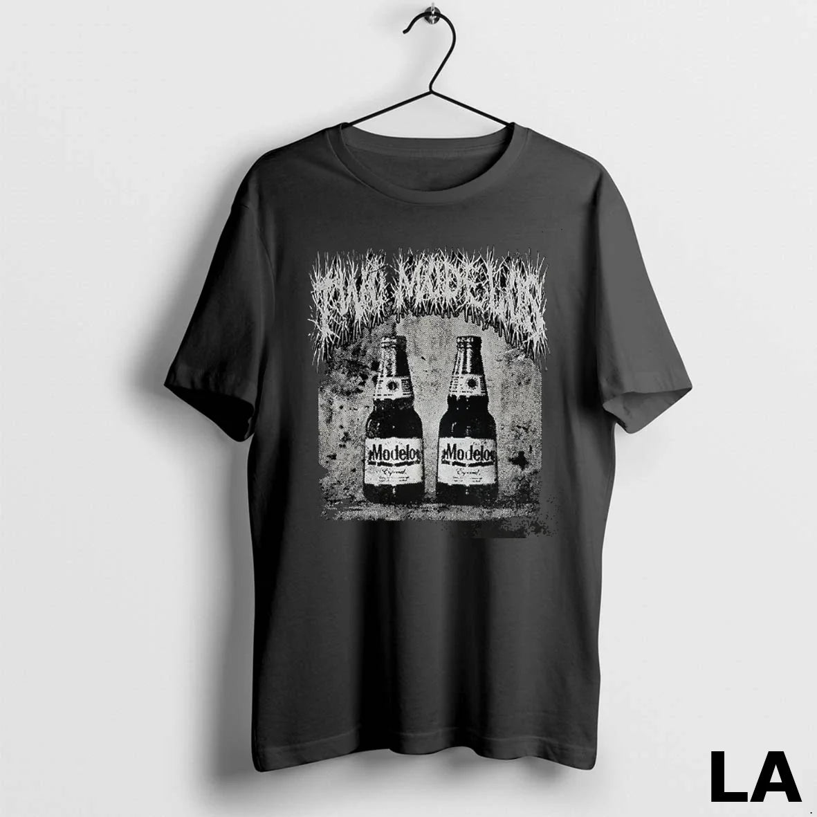 Original Two Bottles Modelo Especial Beer Shirt Retro Art