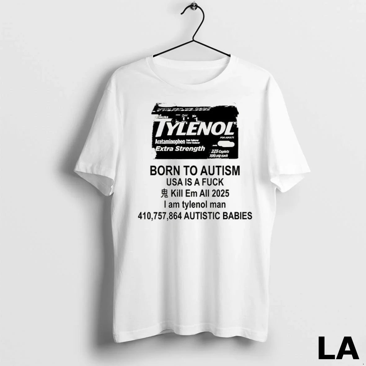 Original Tylenol Born To Autism TShirt Designer Art
