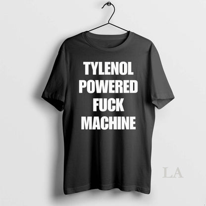 Original Tylenol Powered Fck Machine Shirt Retro Merch