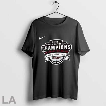 Original Uconn Huskies Mens Basketball 6 Time Ncaa National Champions