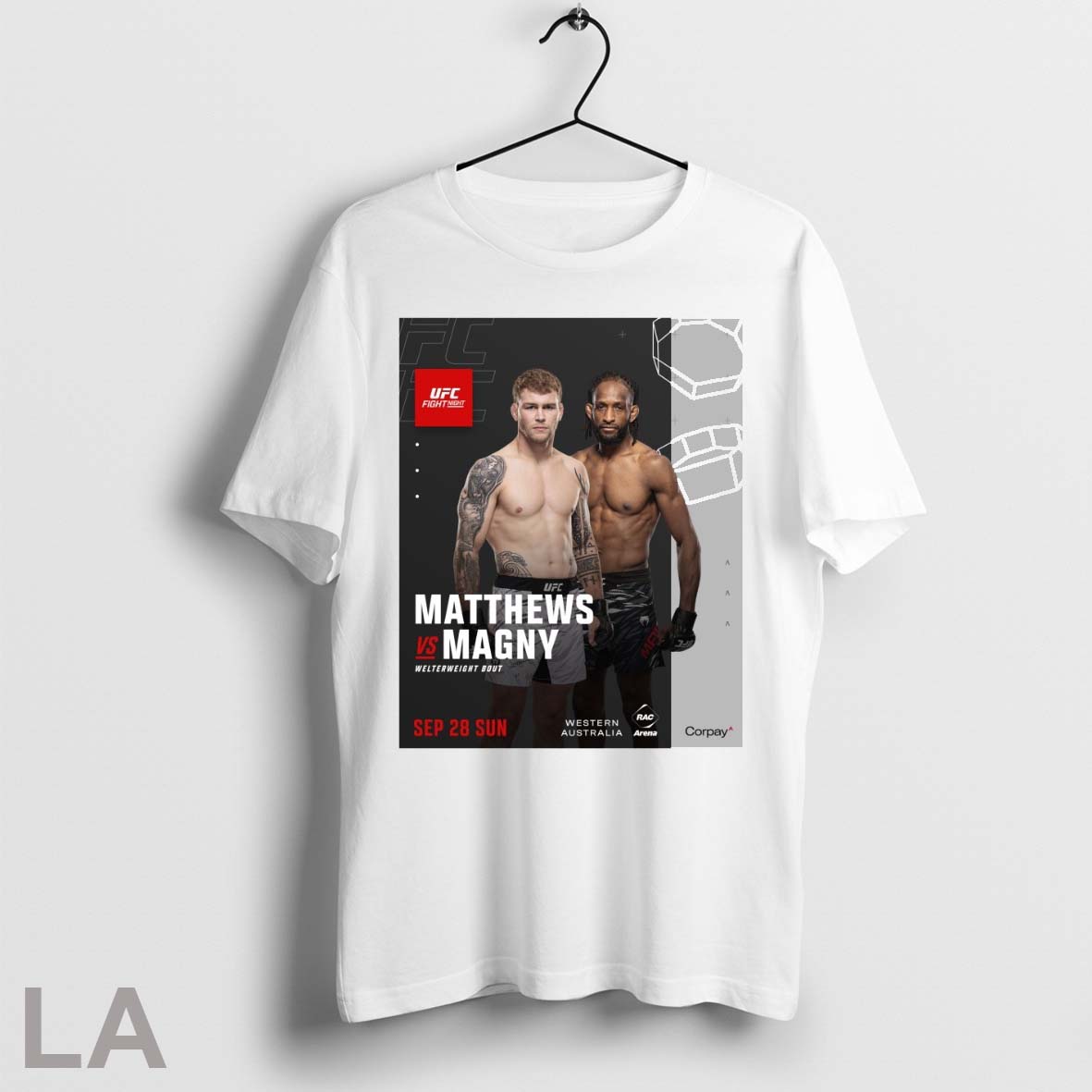 Original Ufc Fight Night Matthews Vs Magny Welterweight Bout Sunday