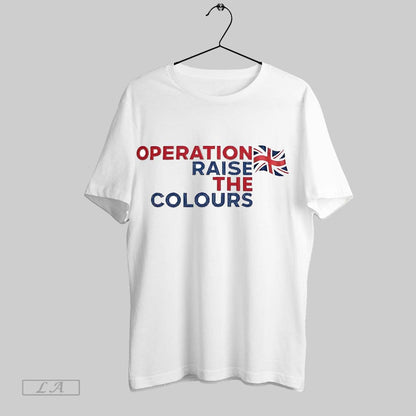 Original Uk Flag Operation Raise Colours Sweatshirt Stylish Design