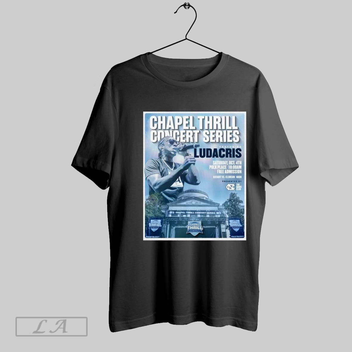 Original Unc Tar Heels Chapel Thrill Concert Series Featuring