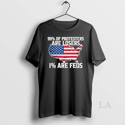 Original Us Flag 99 Percent Protesters Are Losers 1 Percent Are Red