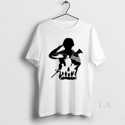 Original Usa Veteran Human Shadow TShirt Exclusive Outfit