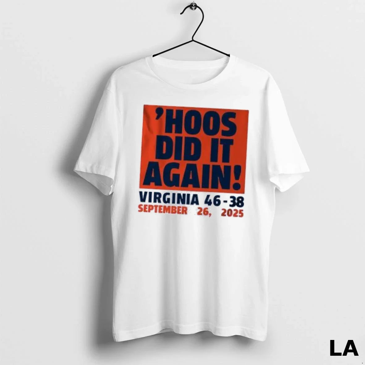 Original Uva Football Hoos Did It Again 1 Tee Premium Merch