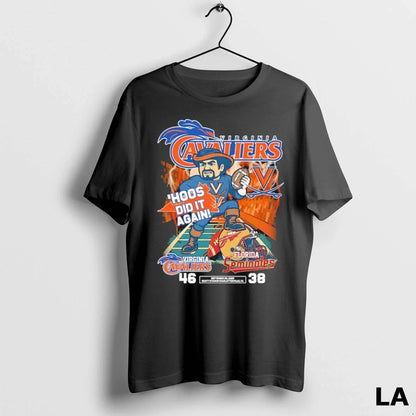 Original Uva Mascot Hoos Did It Again Virginia Cavaliers 46 38