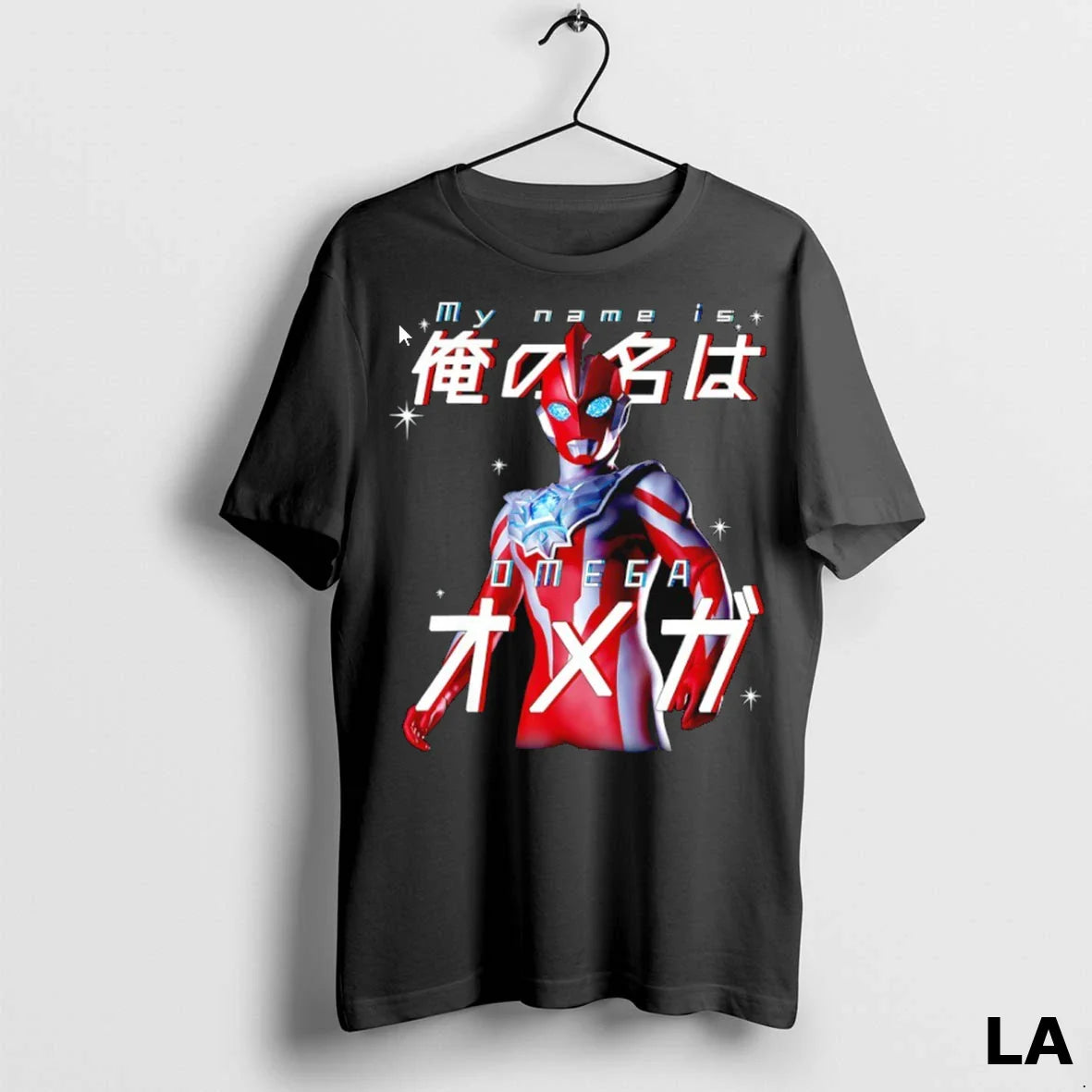 Original Ultraman Omega My Name Is Omega Long Sleeve Authentic Design