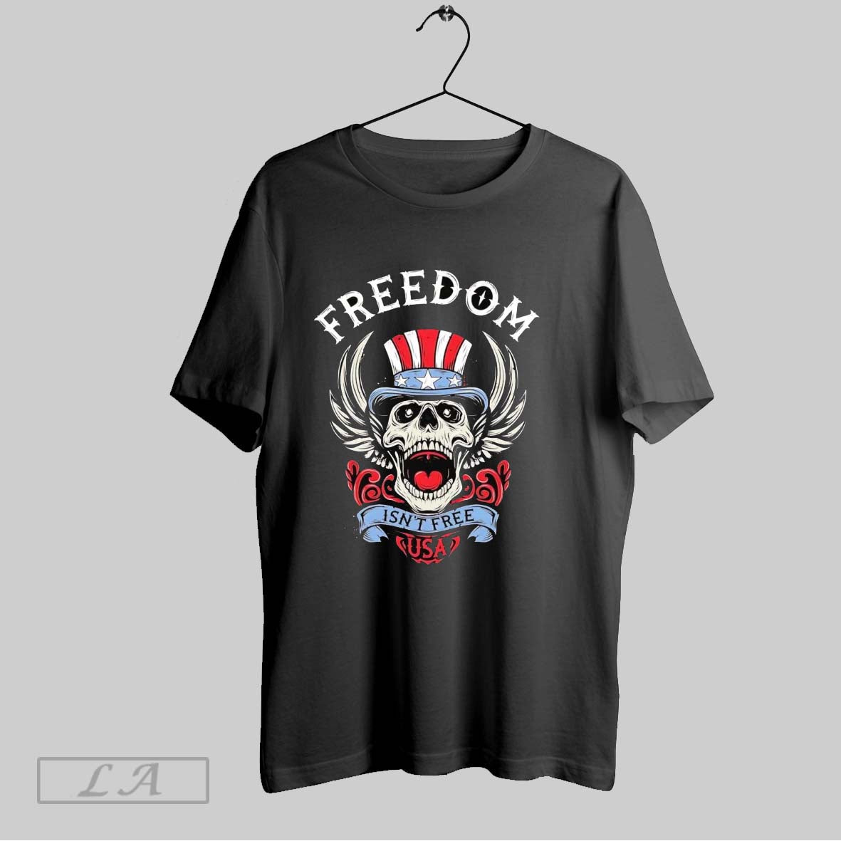 Original Uncle Sam Skull Freedom Isnt Free Usa Tee Stylish Gift