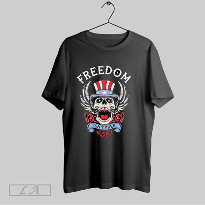 Original Uncle Sam Skull Freedom Isnt Free Usa Tee Stylish Gift
