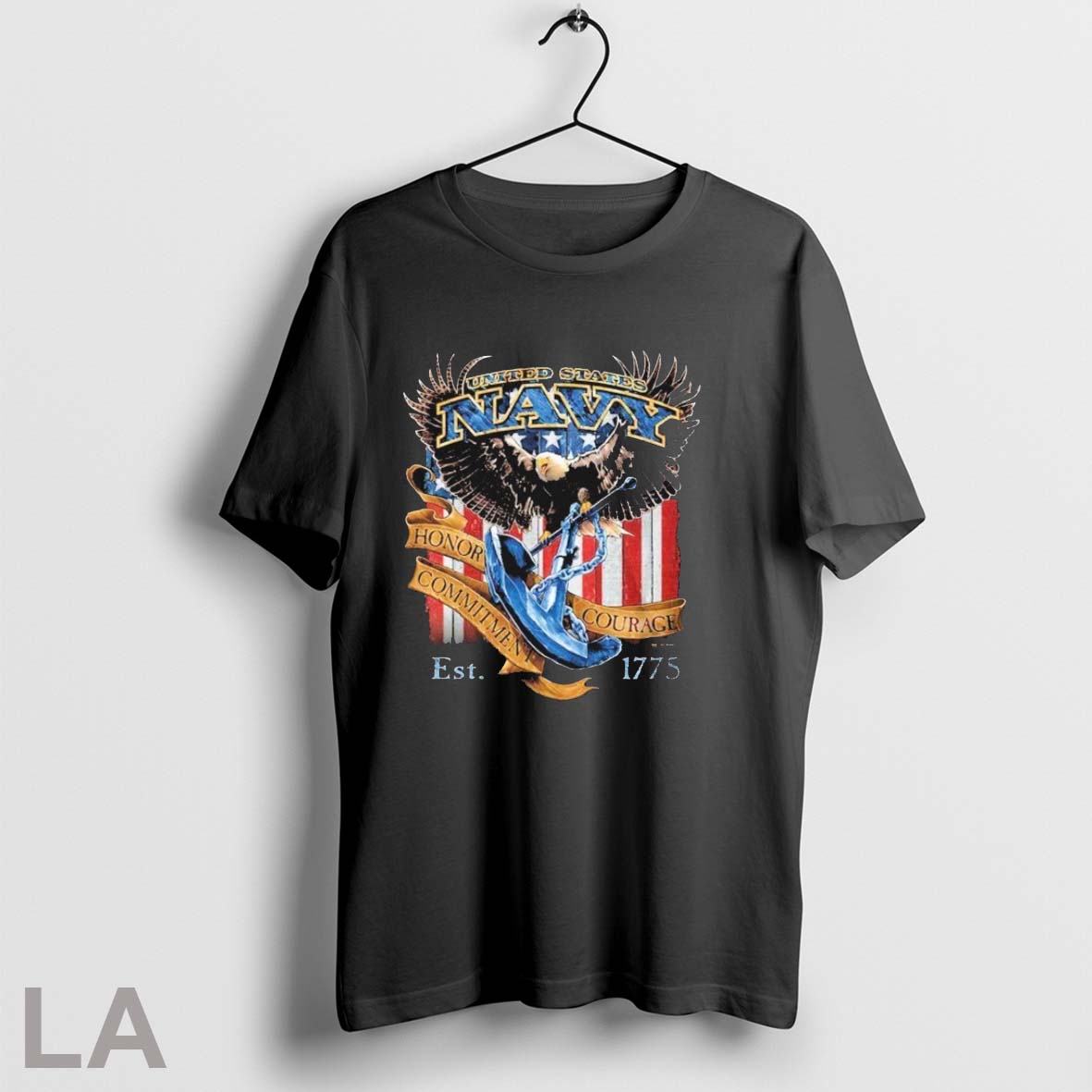 Original United States Navy Honor Courage Commitment National Naval