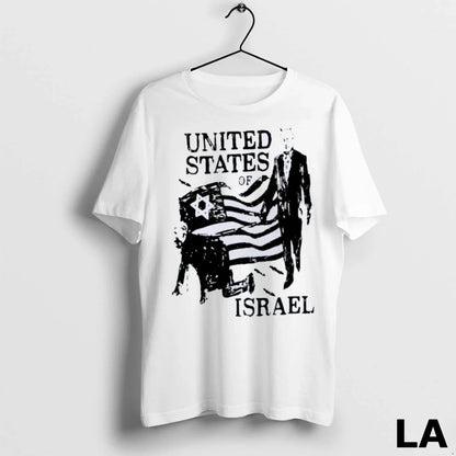 Original United States Israel Red Tank Top Authentic Style