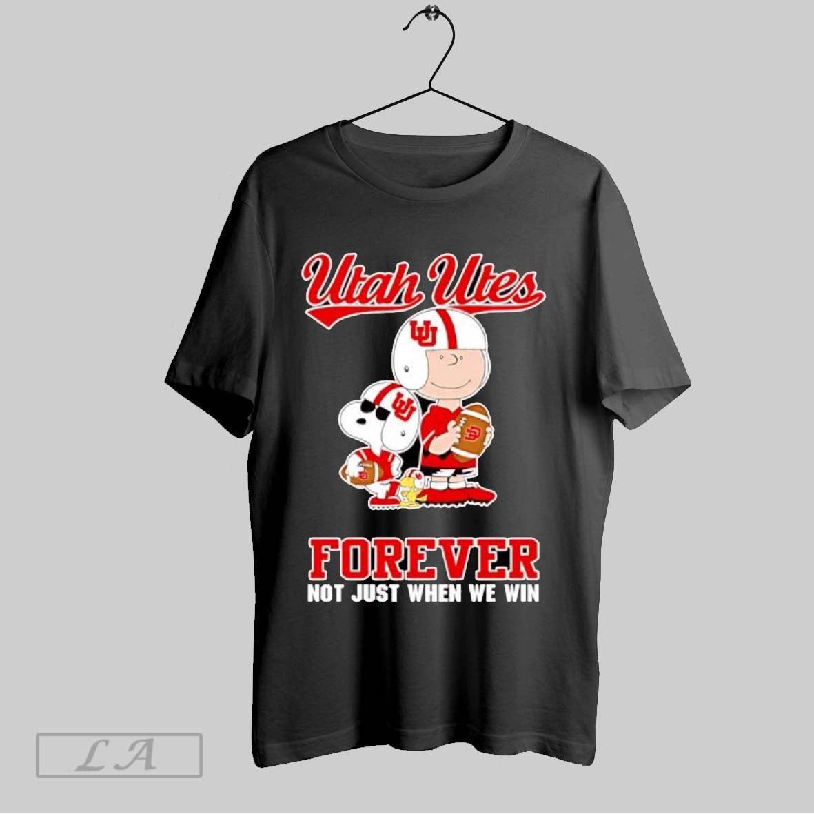 Original Utah Utes Charlie Brown Cartoon Forever TShirt Authentic Art