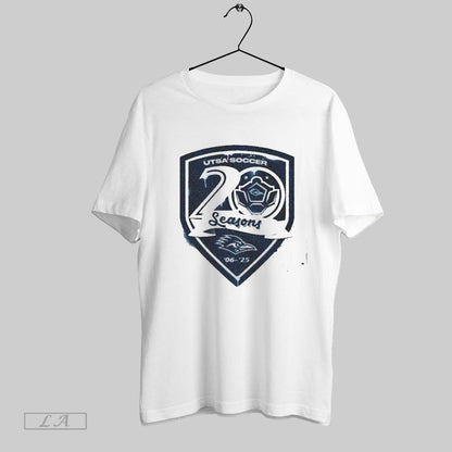 Original Utsa Roadrunners Soccer 20 Seasons 2025 Logo Tee Exclusive