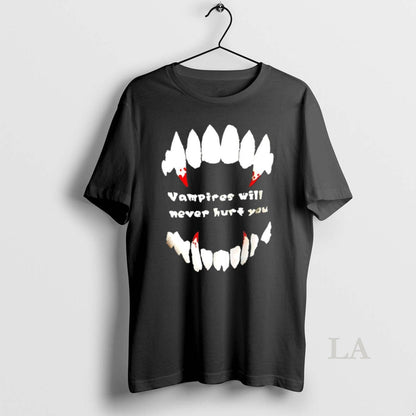 Original Vampires Will Never Hurt You Hoodie Premium Look