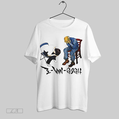 Original Van Gogh And Ikari Shinji Evangogh Hoodie Classic Collection