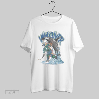 Original Vancouver Canucks Dead Threads Skeleton Shirt Retro Apparel