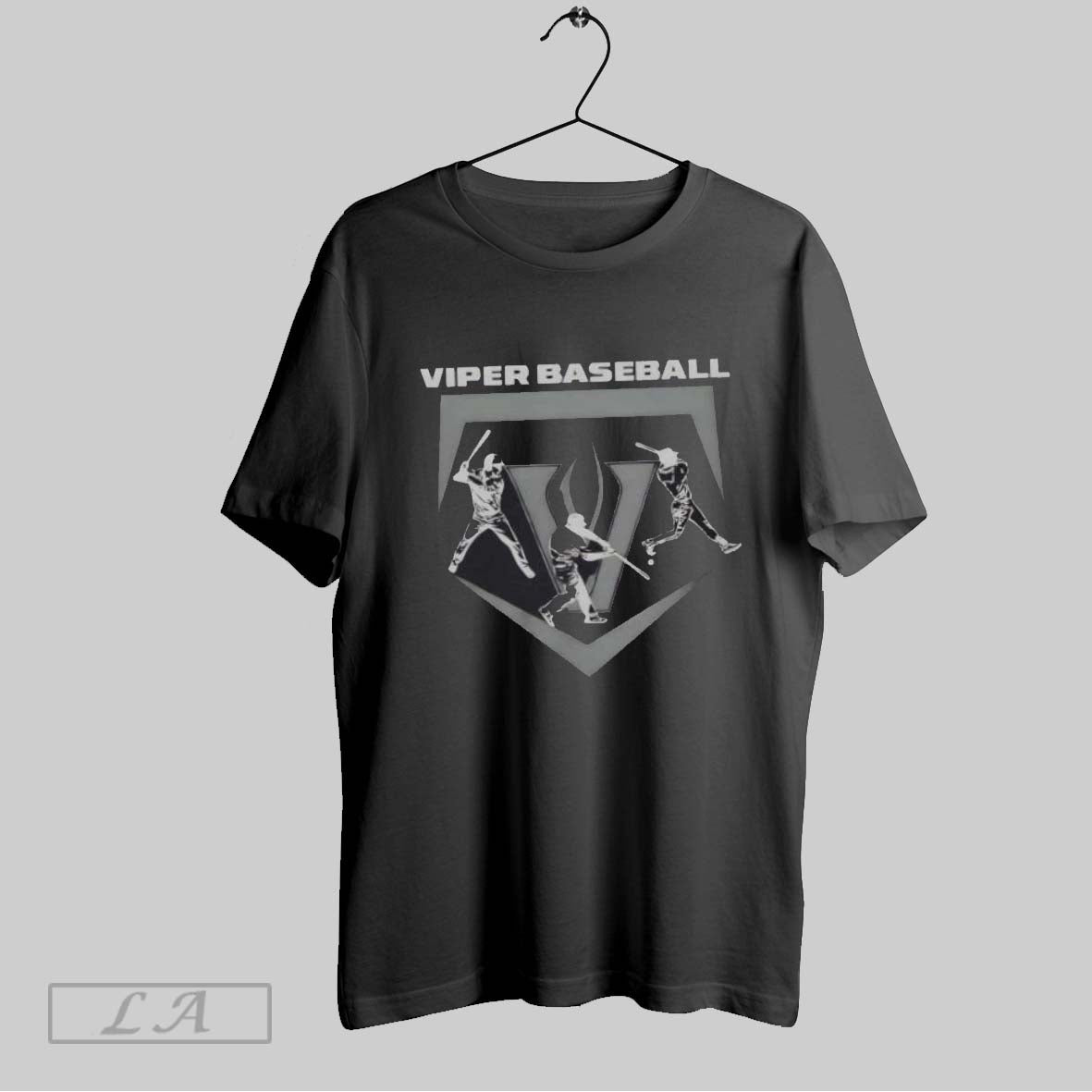 Original Vandegrift Crown Trio Baseball Triangle Silhouette TShirt
