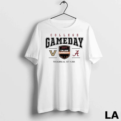 Original Vanderbilt Commodores Vs Alabama Crimson Tide Espn College