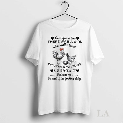 Original Veteran Once Upon Time There Was Chicken And Tattoos