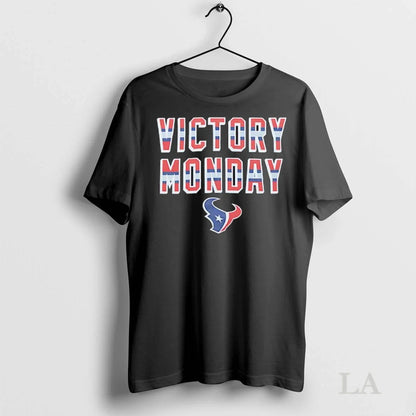 Original Victory Monday Houston Texans Logo Ladies Tee Premium Fashion