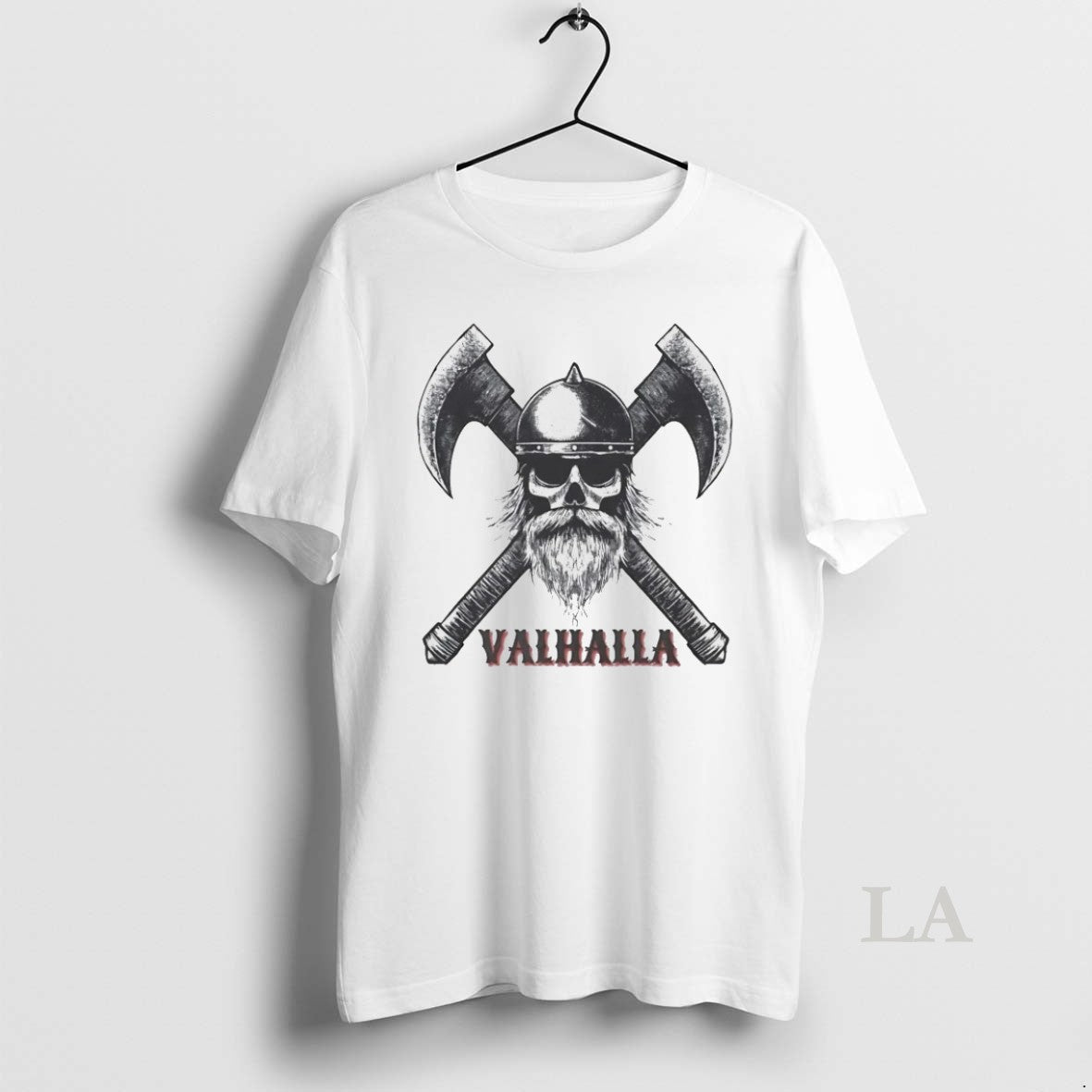 Original Viking Valhalla Skull Crosses Axe Tank Top Modern Design