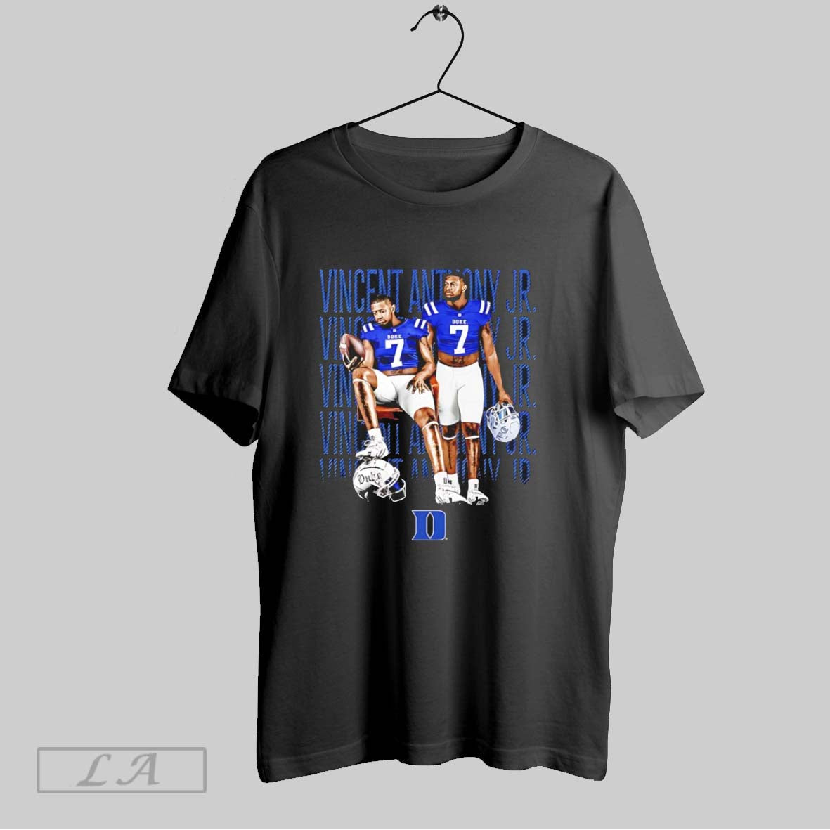 Original Vincent Anthony Jr Duke Blue Devils Football Player Shirt