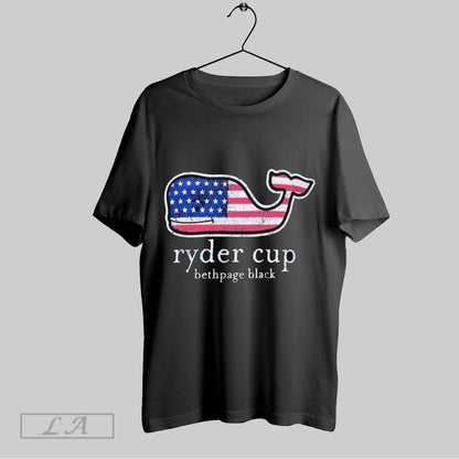 Original Vineyard Vines 2025 Ryder Cup Bethpage Black Americana Whale