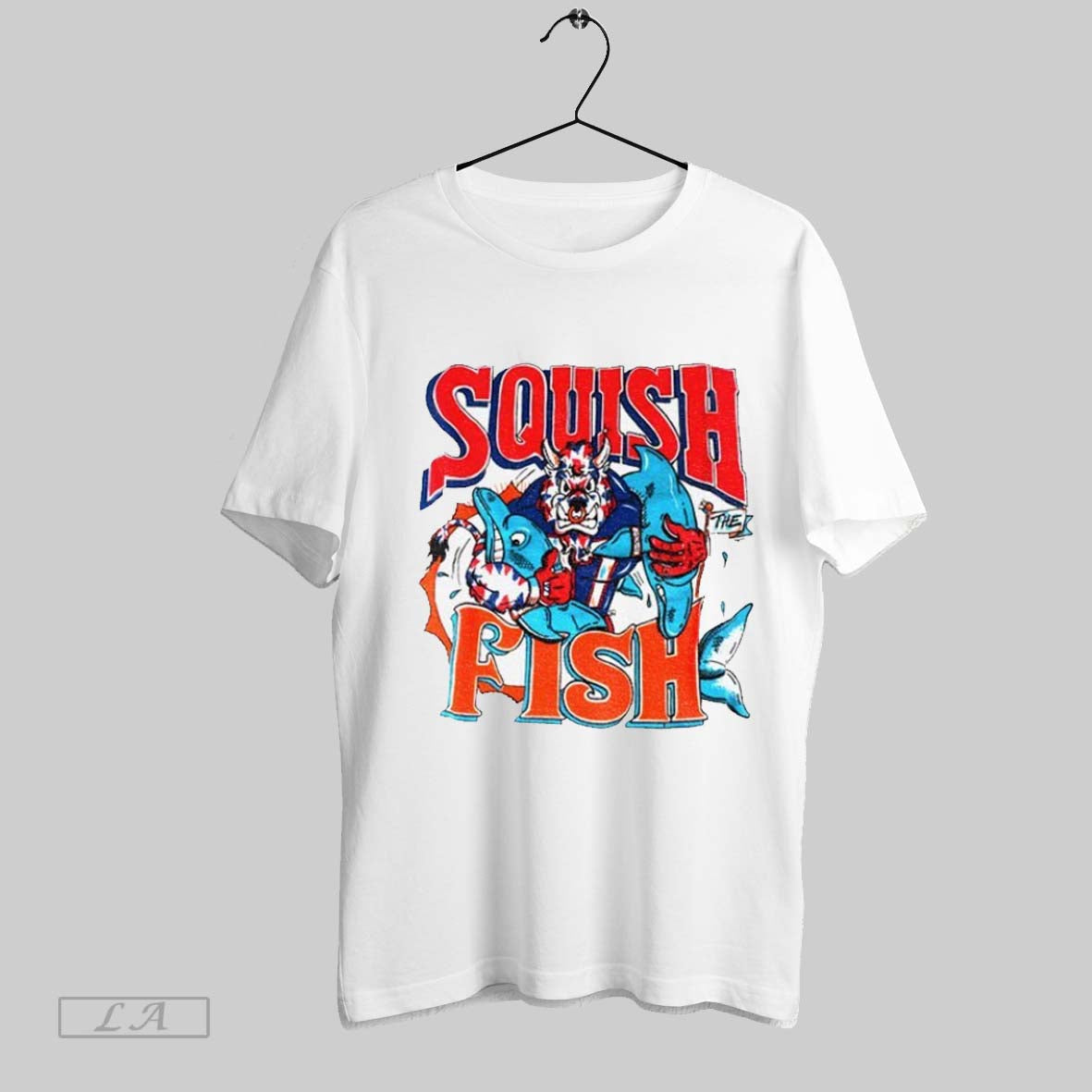 Original Buffalo Bills Squish Fish Hoodie Retro Gift