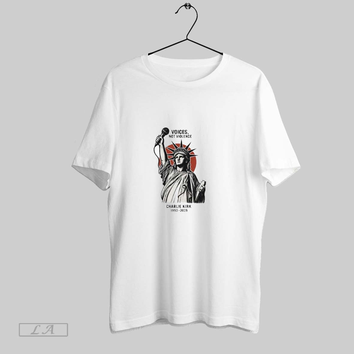 Original Voices Not Violence Charlie Kirk 1993 2025 Tank Top