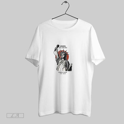Original Voices Not Violence Charlie Kirk 1993 2025 Tank Top