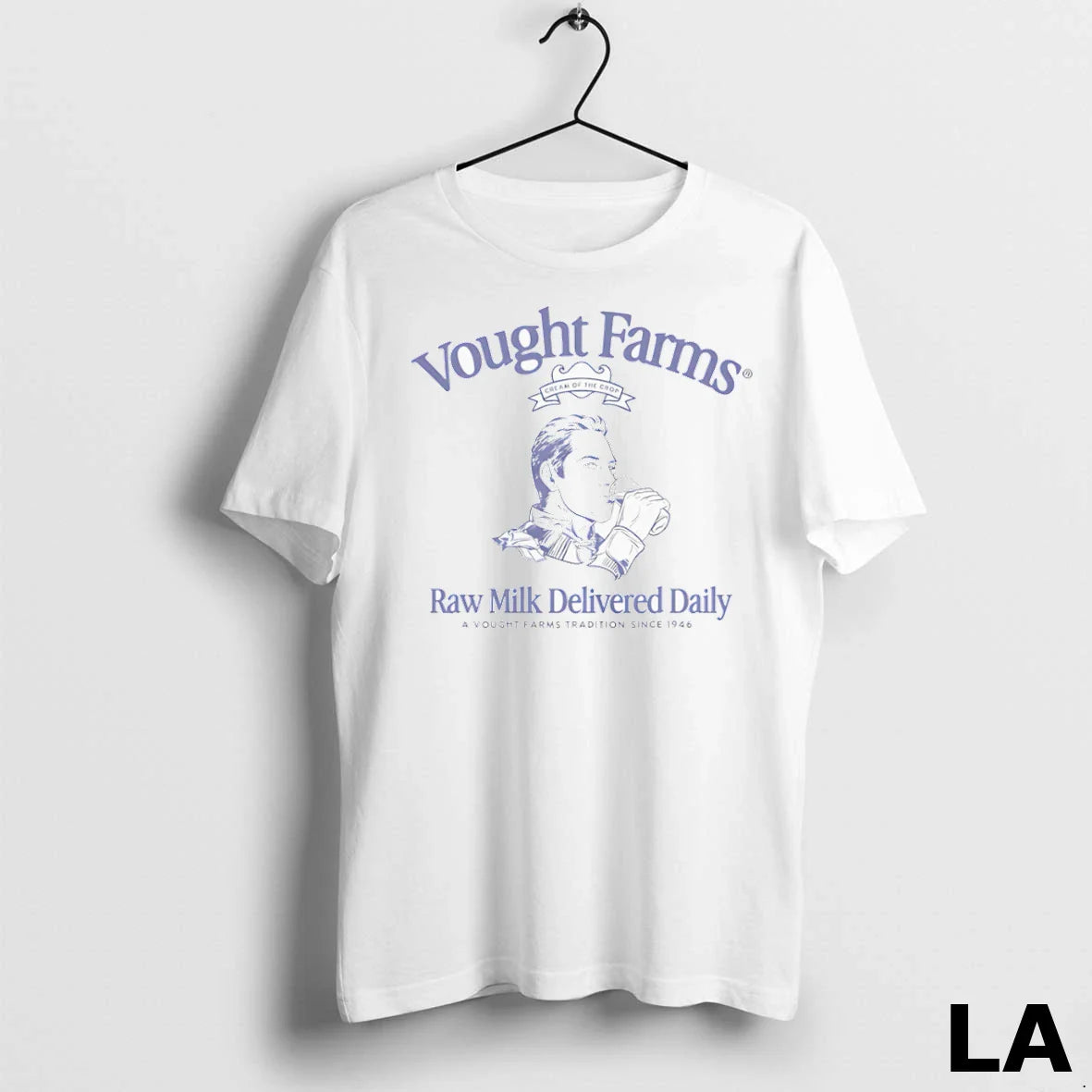 Original Vought Farms Raw Milk Delivered Daily Shirt Modern Art