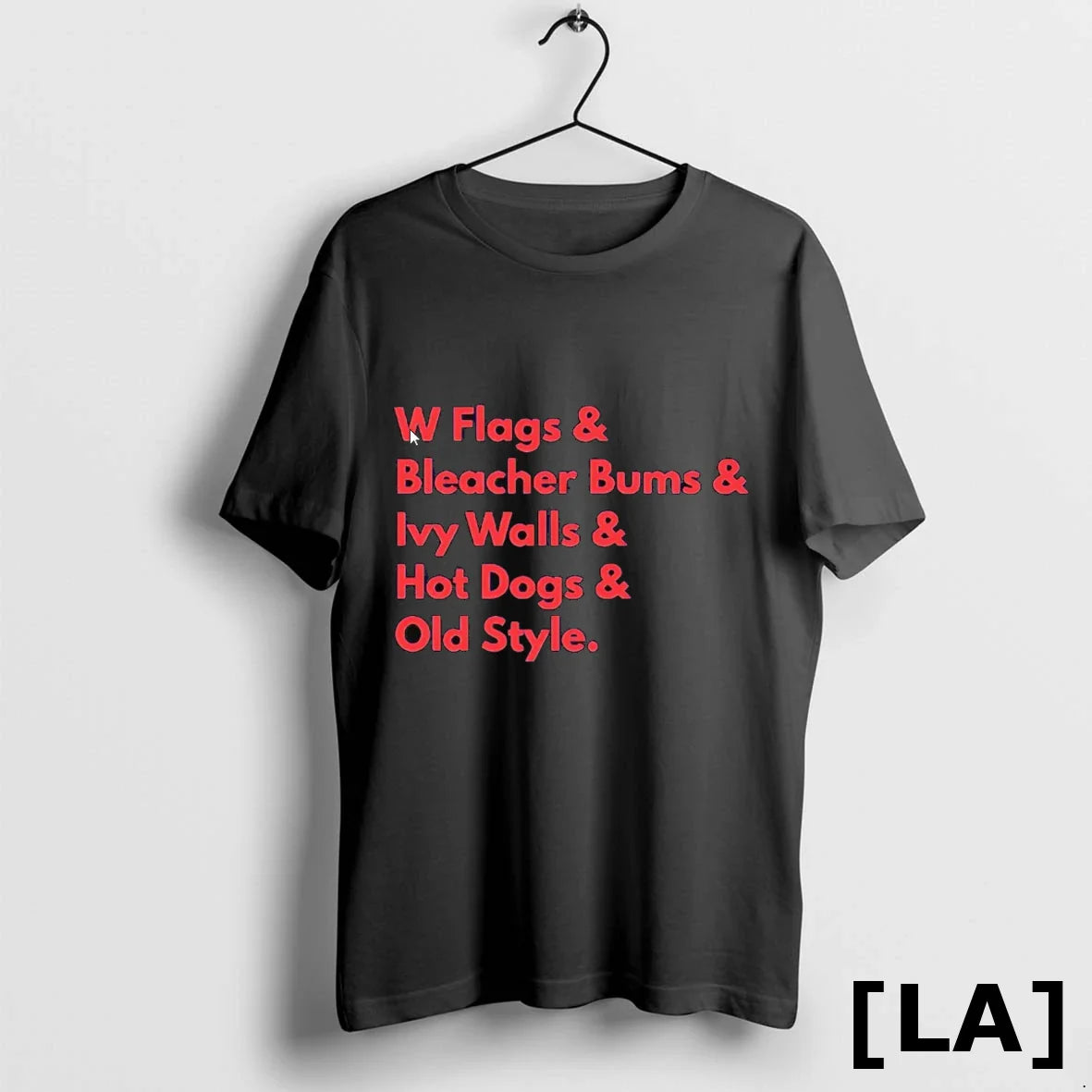 Original W Flags Bleacher Bums Ivy Walls Hot Dogs TShirt Designer