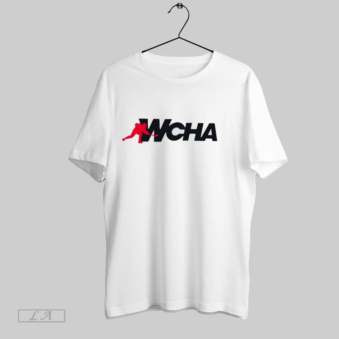Original Wcha Hockey Logo Tee Vintage Style