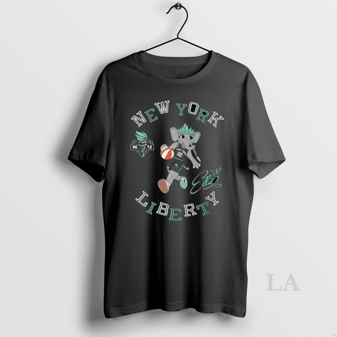 Original Wnba New York Liberty Stadium Essentials Black Mascot Numero