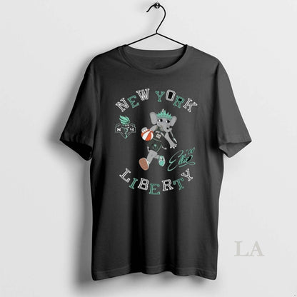 Original Wnba New York Liberty Stadium Essentials Black Mascot Numero
