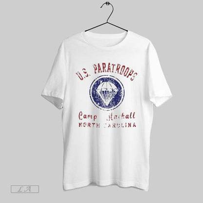 Original Ww2 Us Paratroops Camp Mackall North Carolina Shirt Classic