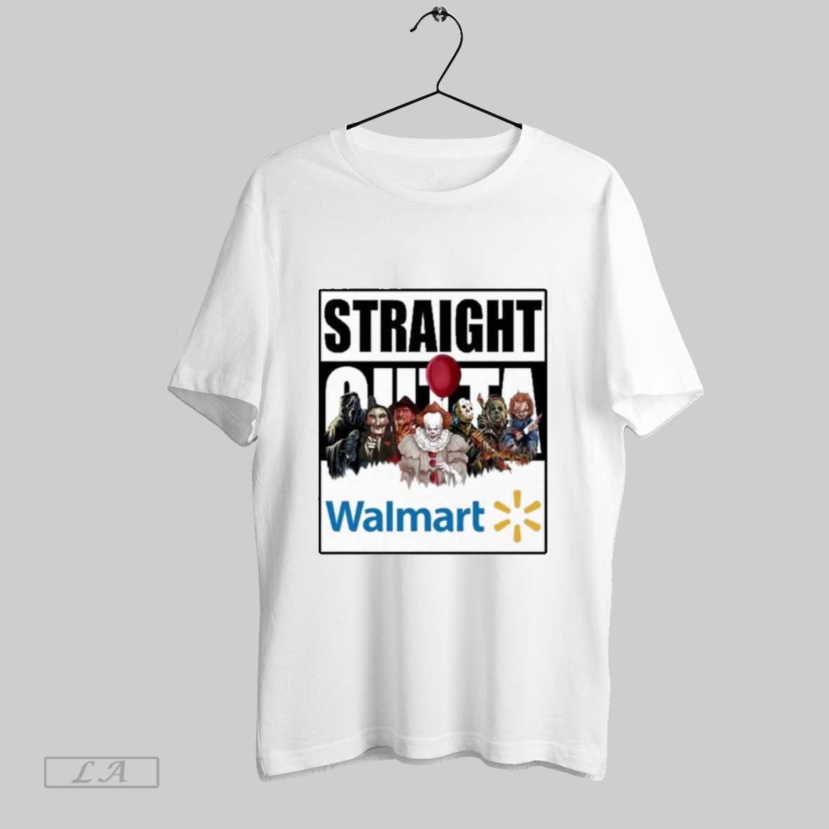 Original Walmart Logo Straight Outta Horror Film Halloween Tank Top