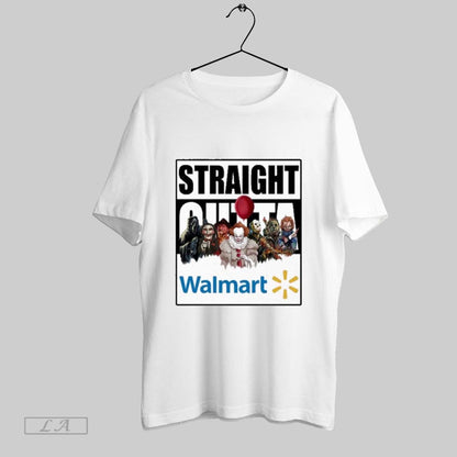 Original Walmart Logo Straight Outta Horror Film Halloween Tank Top