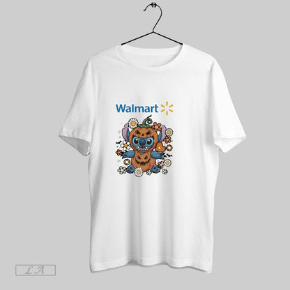 Original Walmart Stitch Halloween Pumpkin Sweatshirt Elegant Apparel