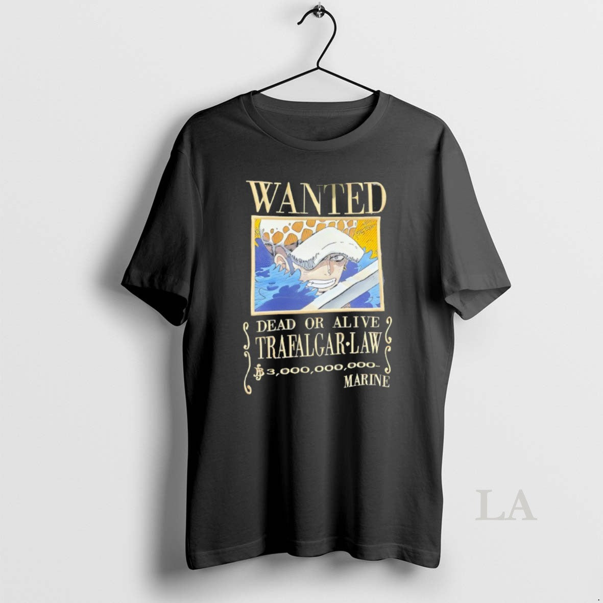 Original Wanted Dead Or Alive Trafalgar Law TShirt Retro Gift