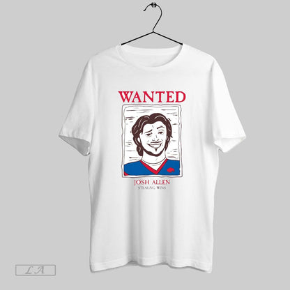 Original Wanted Josh Allen Stealing Wins Shirt Elegant Merch