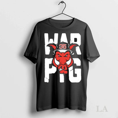 Original War Pig Arkansas Razorbacks 35 Tee Trendy Fashion