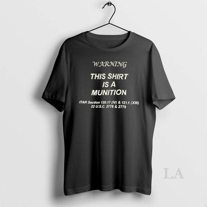 Original Warning This Is Munition Sweatshirt Retro Apparel