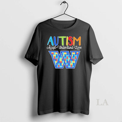 Original Washington Commanders Autism Accept Understand Love Hoodie